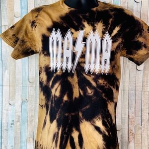 Acid wash “MAMA” tee